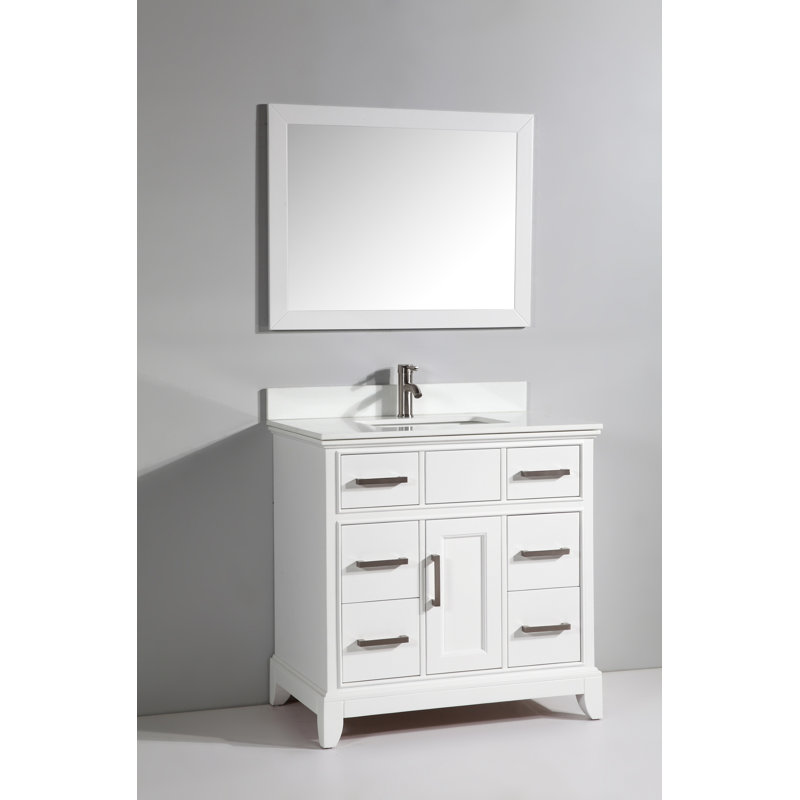 Red Barrel Studio® Valor 36'' Freestanding Single Bathroom Vanity with